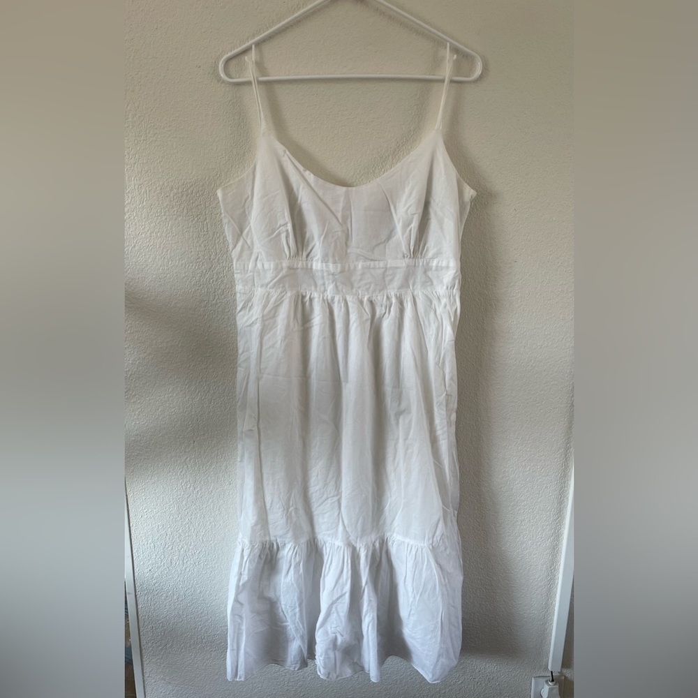 Solid White Dress Plus size